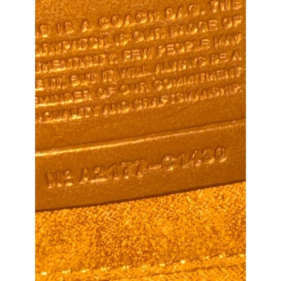 Coach Signature Canvas Ellen Beige Crossbody Bag With Magnetic Closure Good EUC - Picture 7 of 11